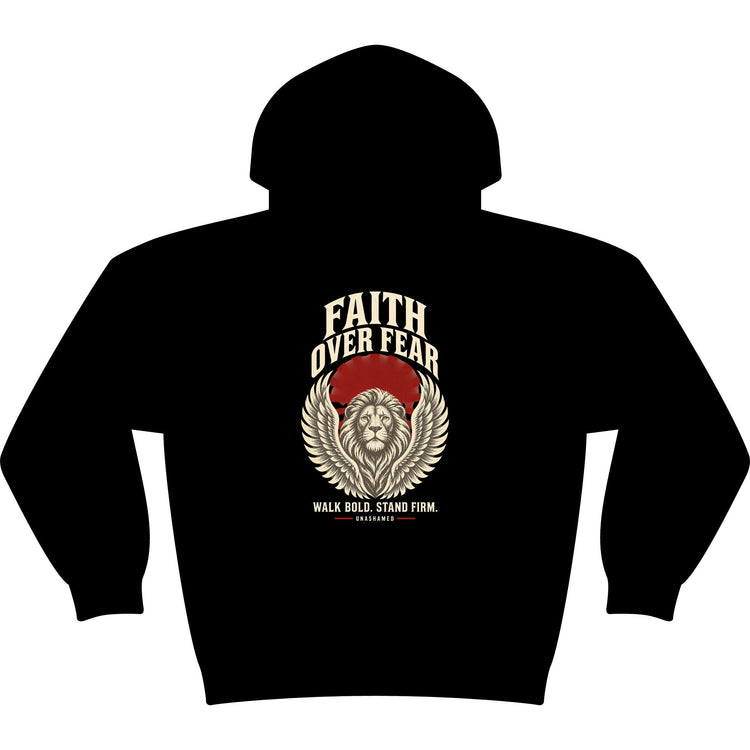 Unashamed Vintage Hoodie — Cross & Sword Retro Pullover